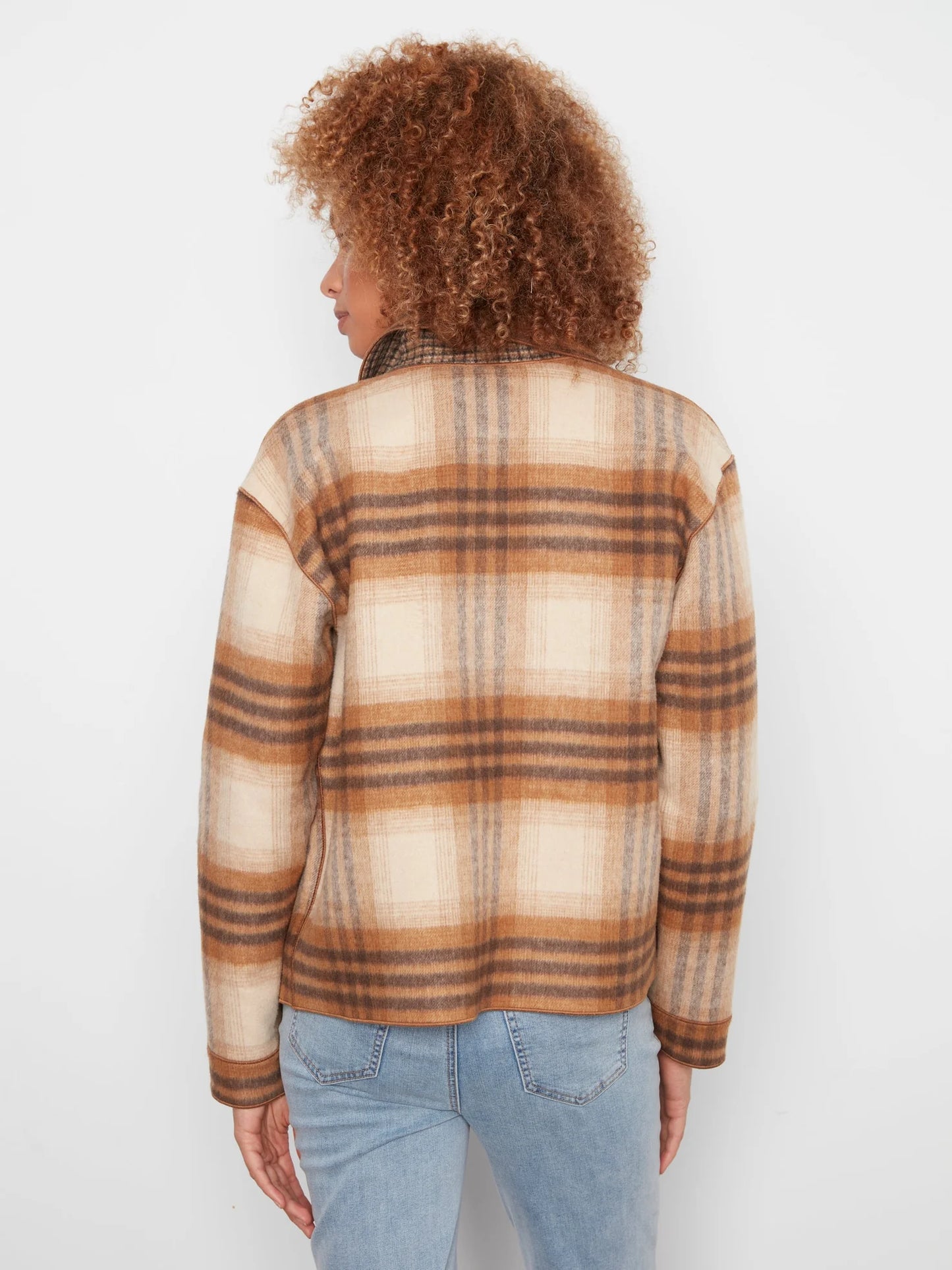Clara Plaid Jacket