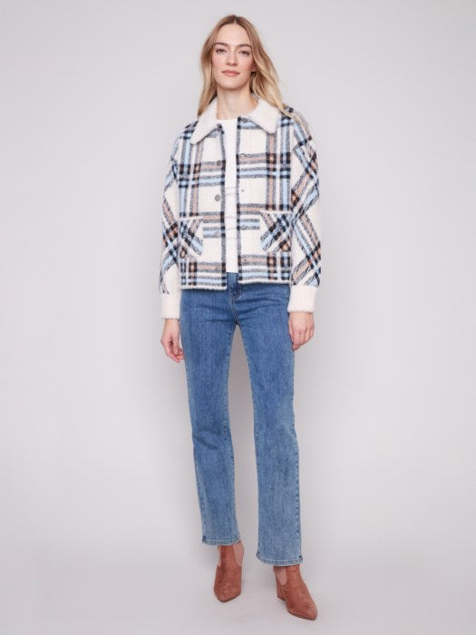 Yarn Jacquard Short Jacket