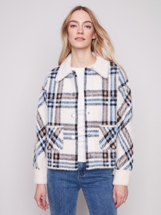 Yarn Jacquard Short Jacket