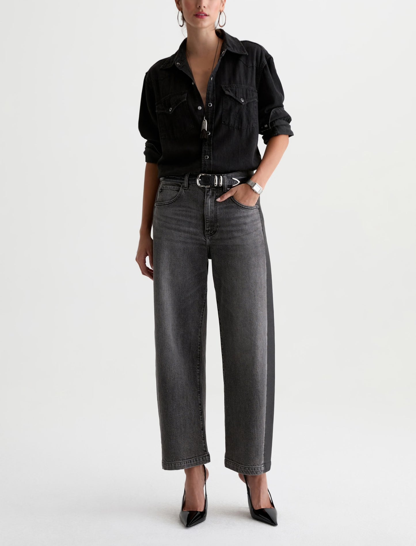 Hattie Barrel - Tuxedo
