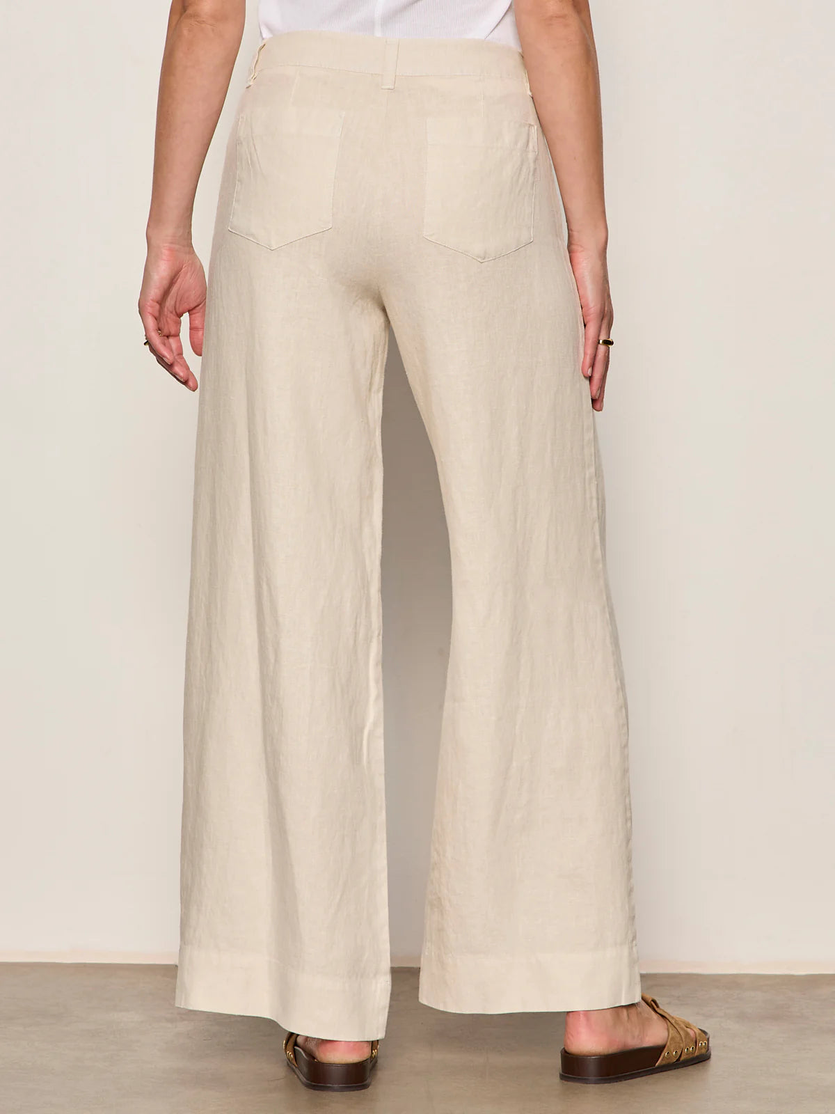 Linen Marine Wide Leg
