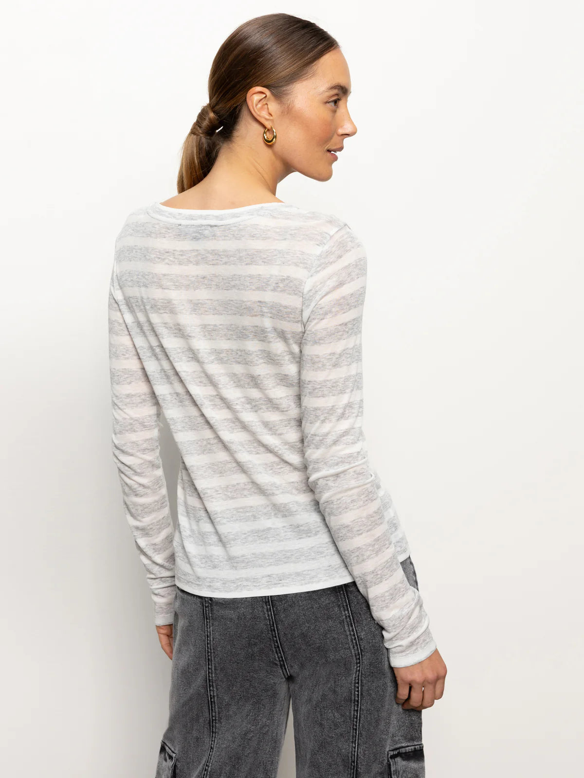 Femme Crew Stripe Tee