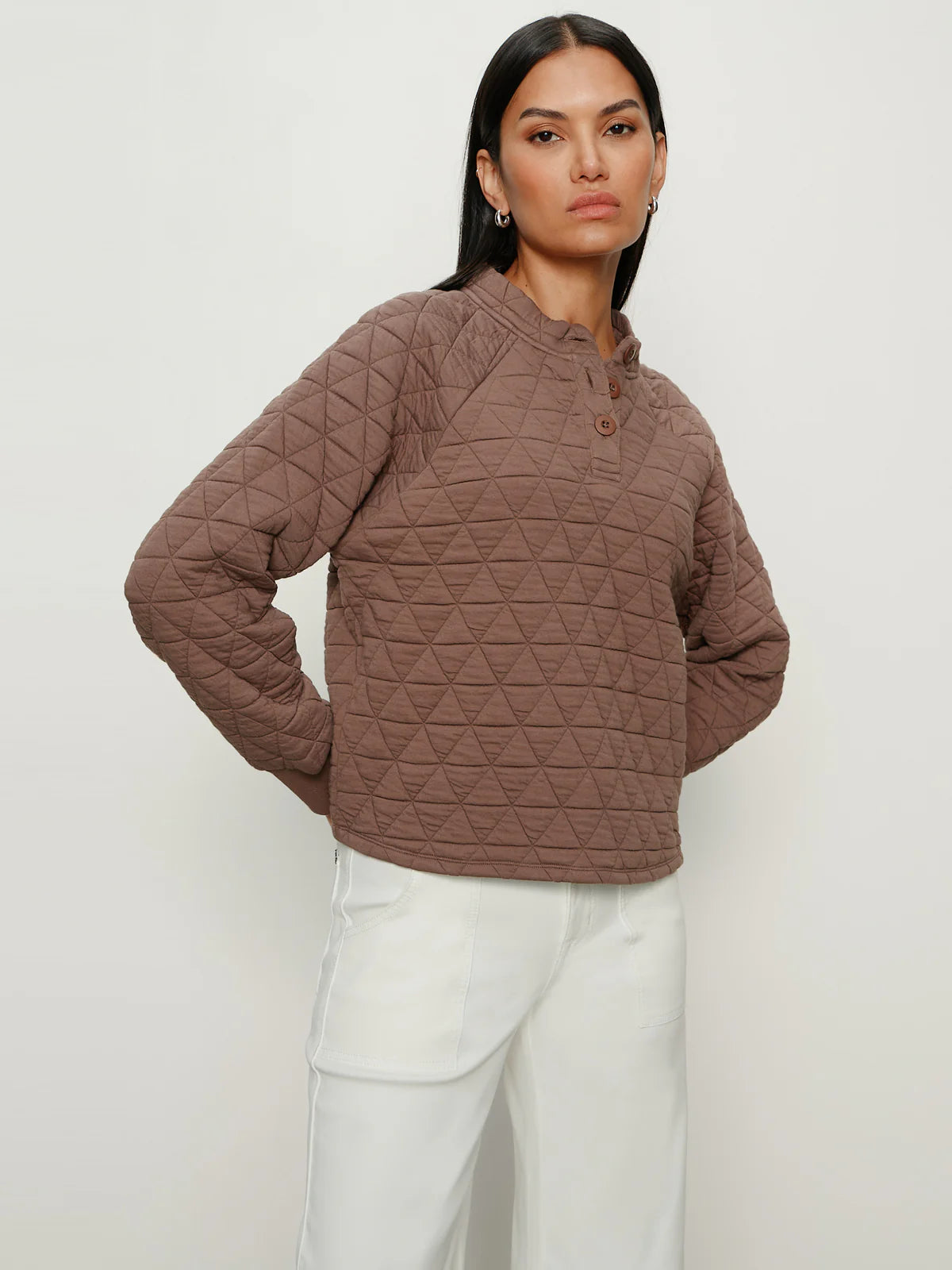 Quilted Button Popover