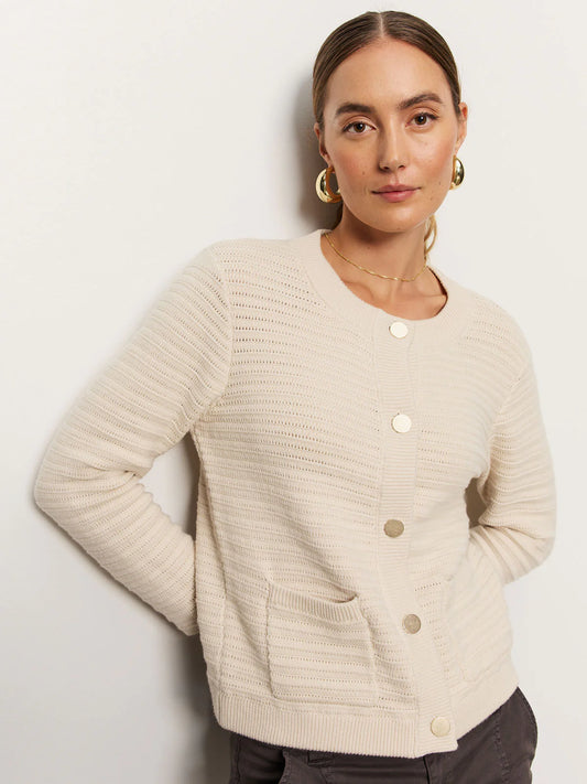 Pointelle Knitted Jacket