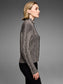 Engineered Zip Cardigan