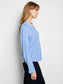 Striped Ruffled Around Top