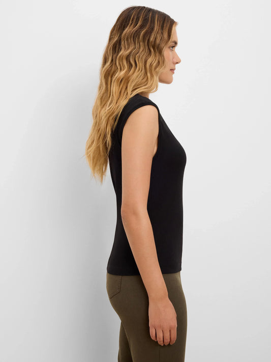 Rib Growover Tank - Black
