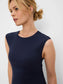 Rib Growover Tank - Dark Indigo