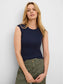 Rib Growover Tank - Dark Indigo