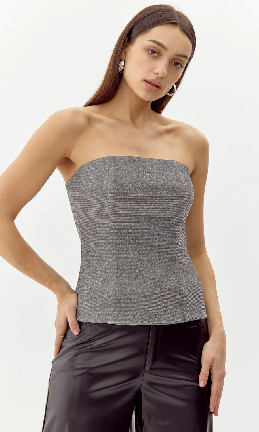 Catalina Metallic Tube Top