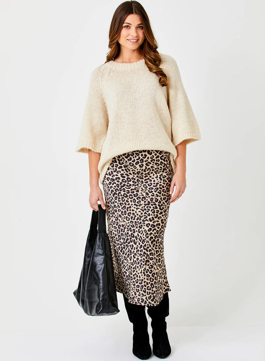 Gene Leopard Skirt