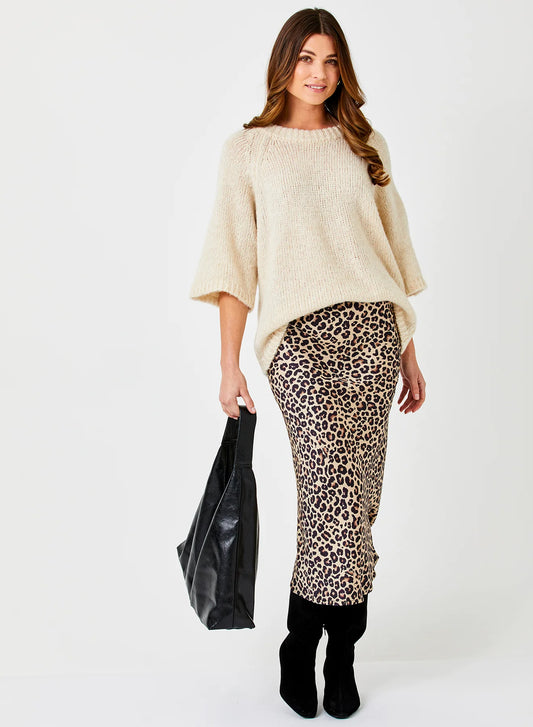 Gene Leopard Skirt