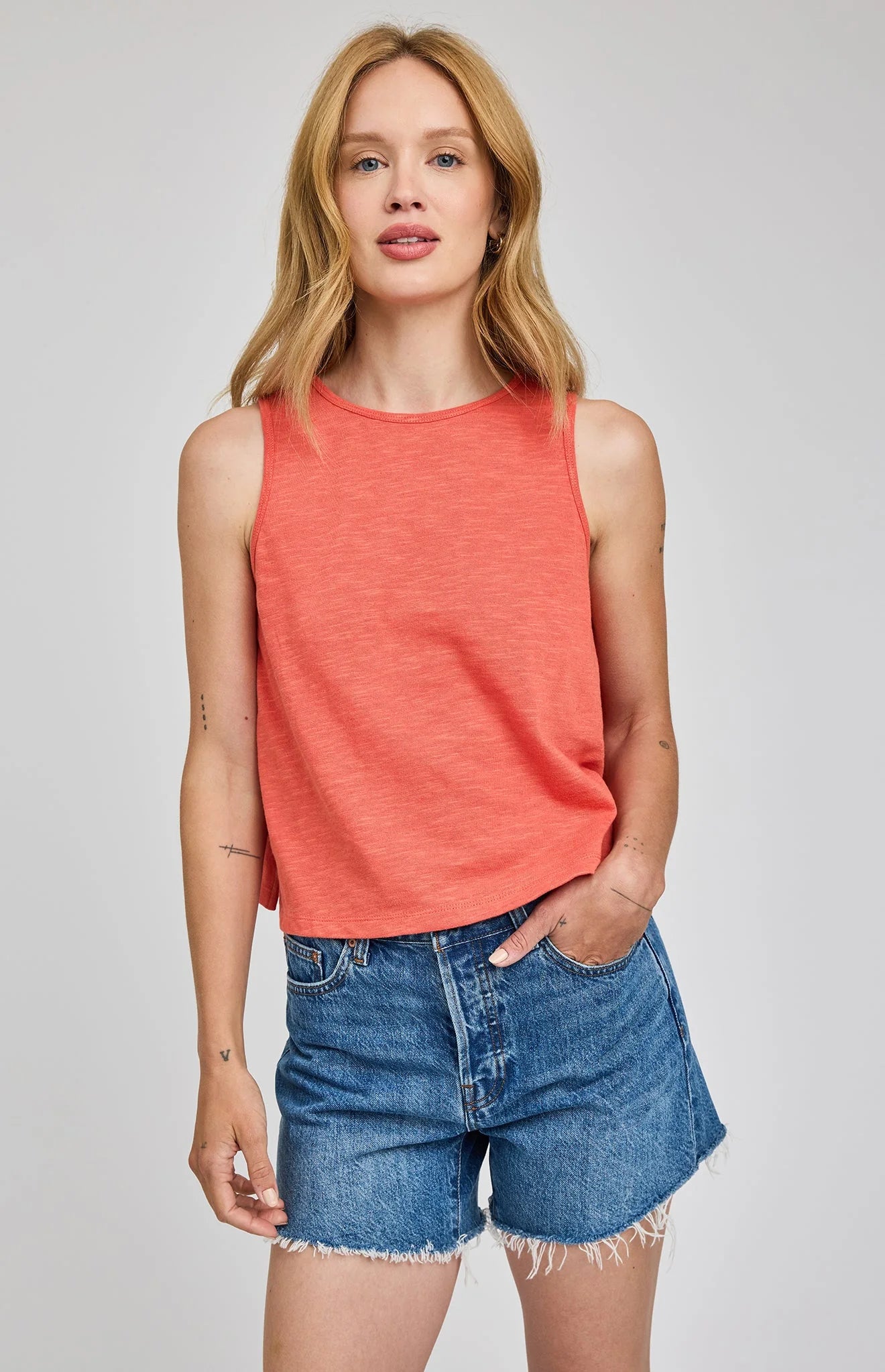 Lumi Tank Top - Grenadine