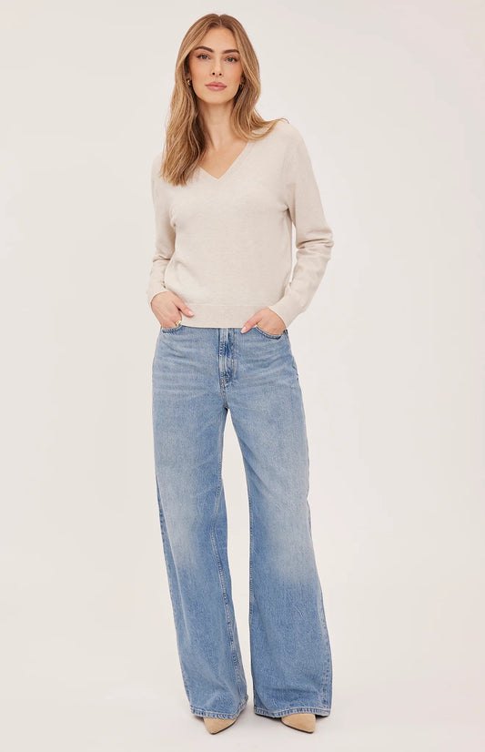 Carina Pullover - Heather Cream