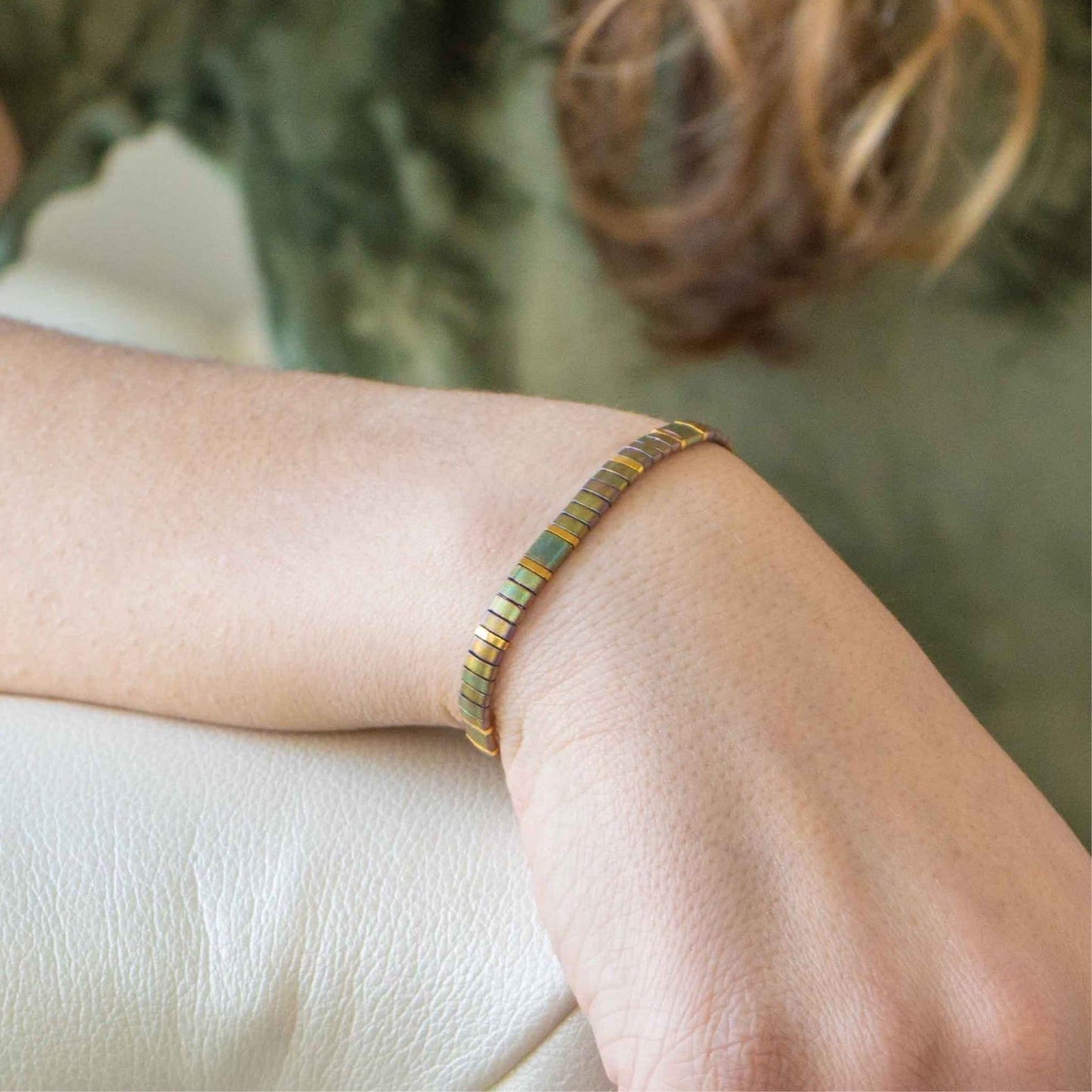 Tila Bead Bracelet - Grasslands