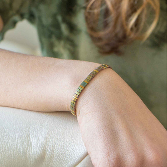 Tila Bead Bracelet - Grasslands