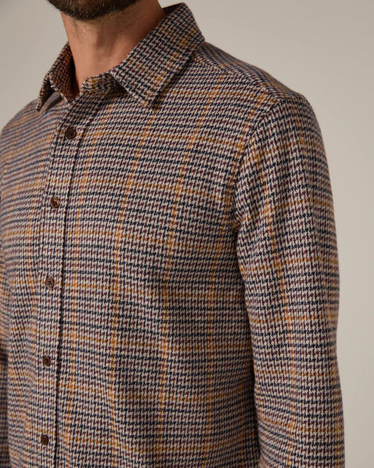 Houndstooth Knit Shirt