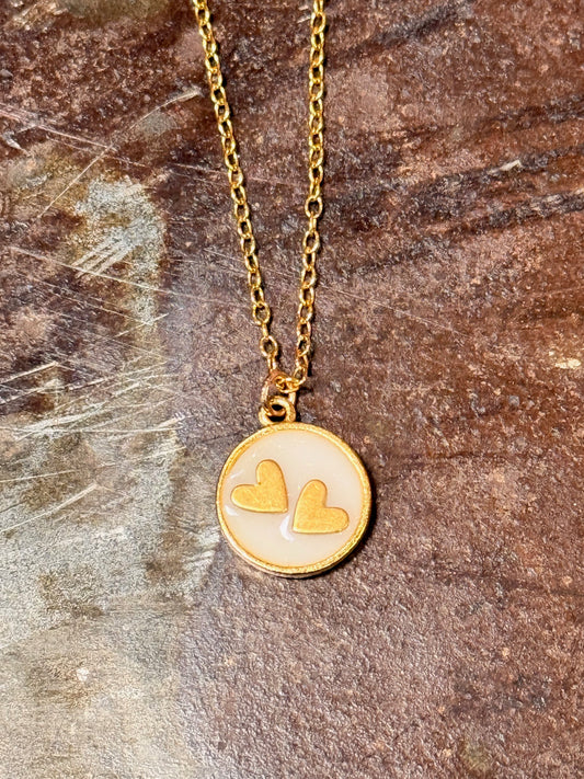 Two Hearts Necklace