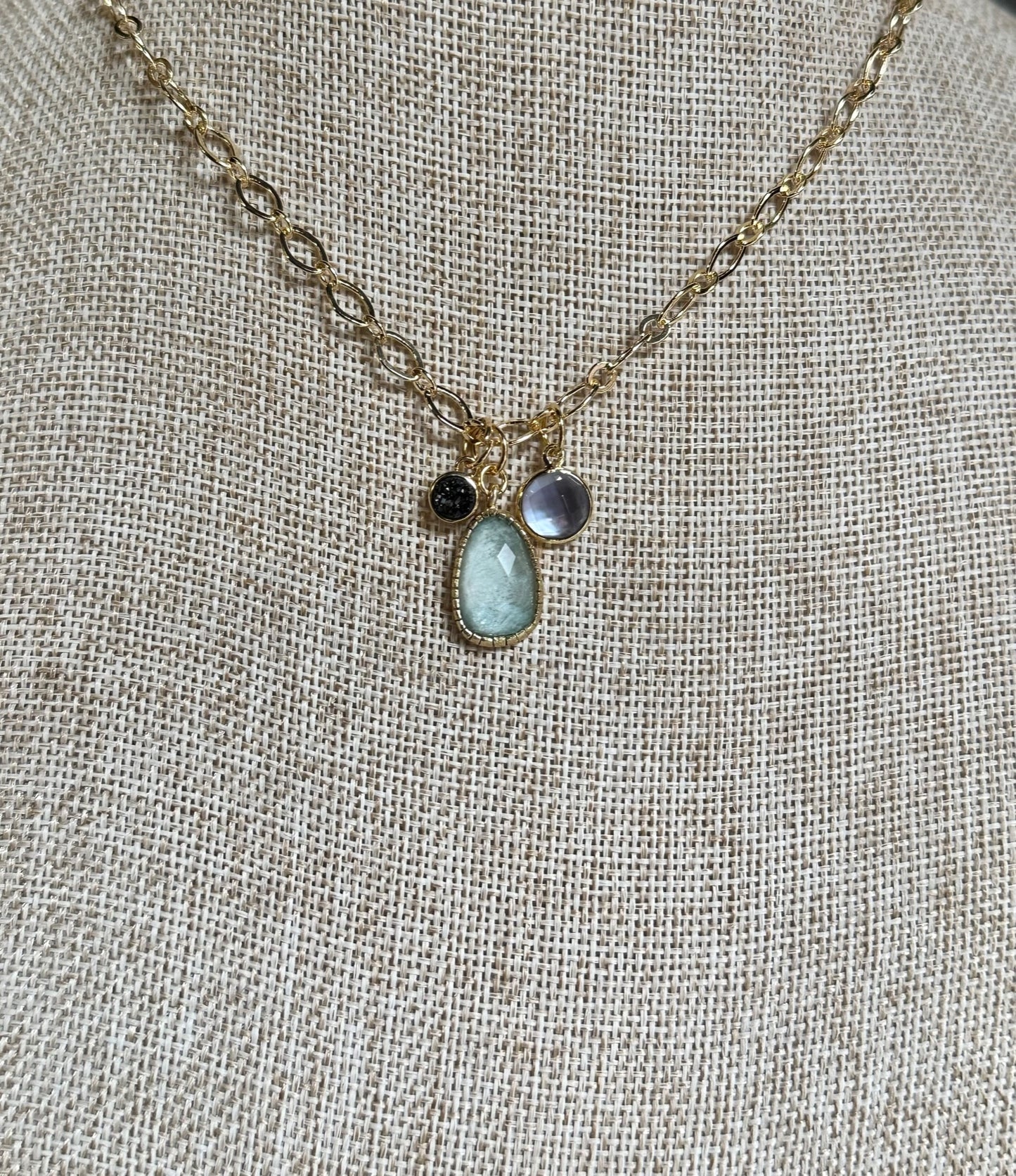 Charm Necklace Amazonite