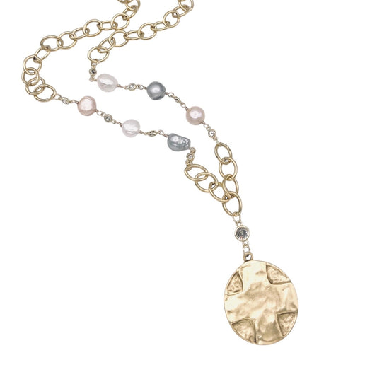 Lord's Prayer Coin Necklace