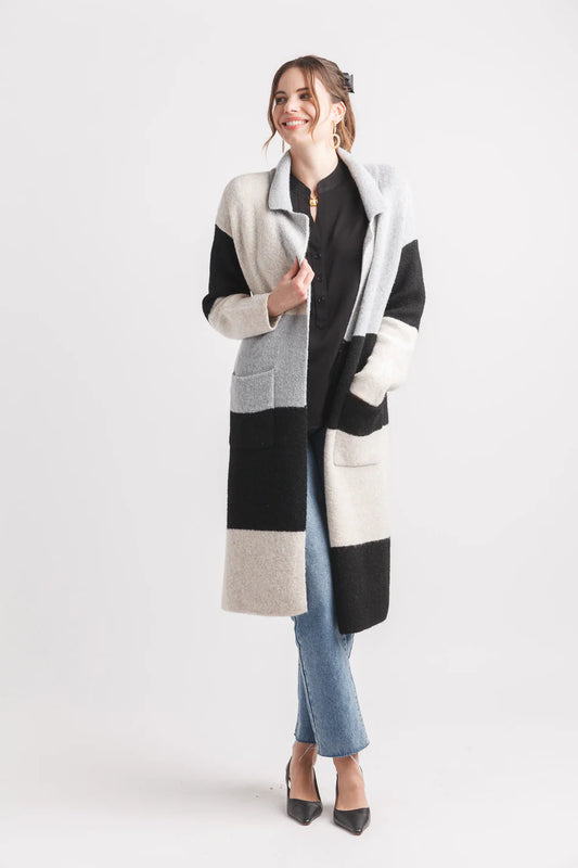 Color Block Coatigan