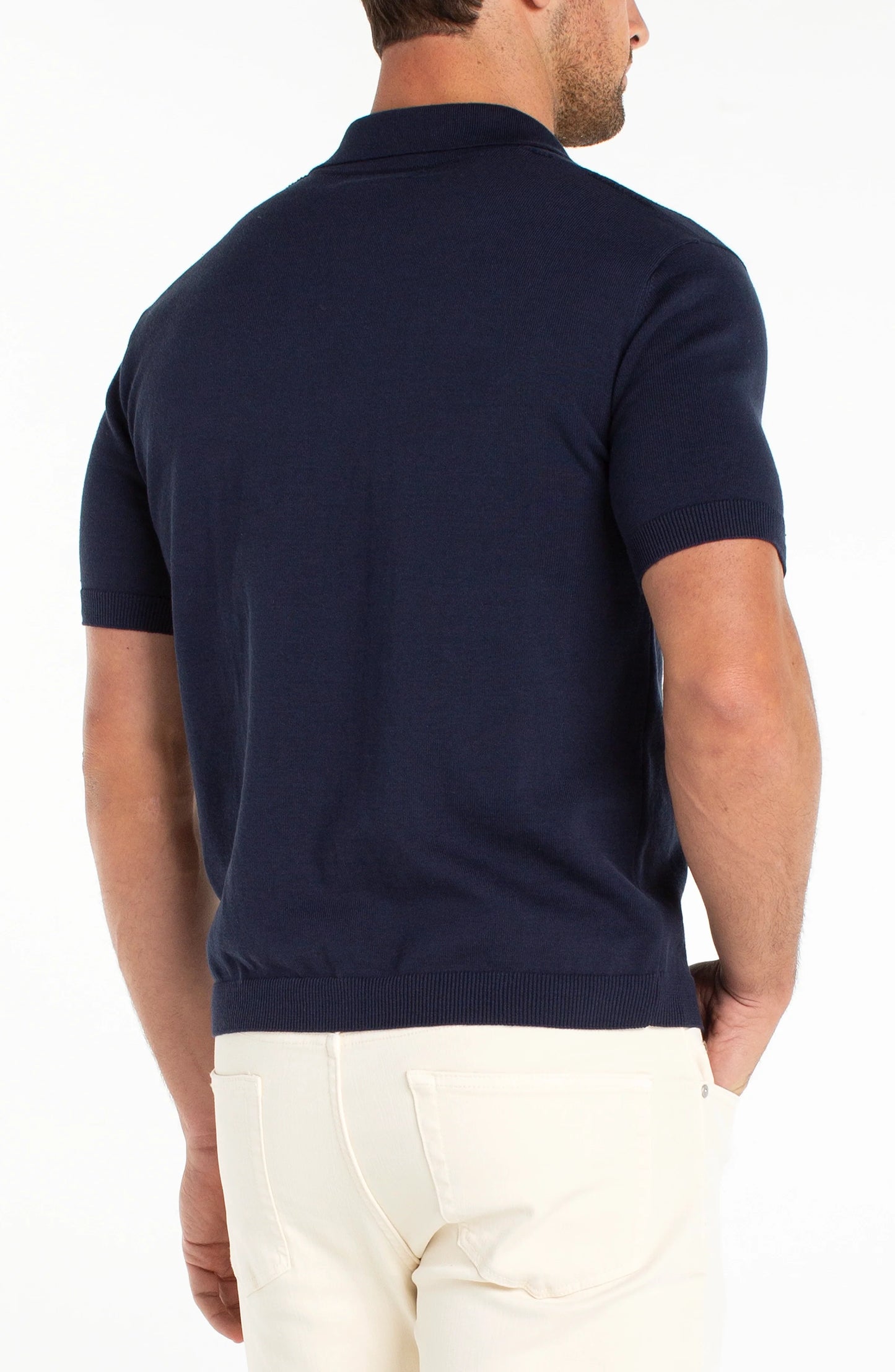 Sweater Knit Polo