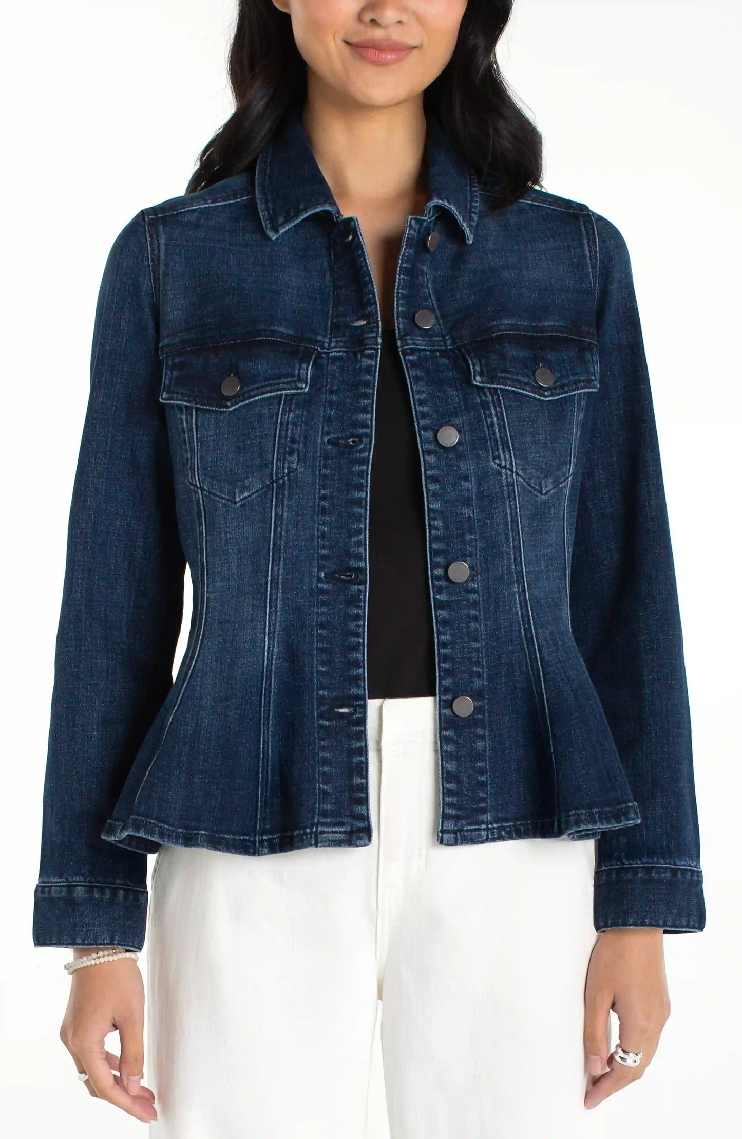 Fit & Flare Trucker Jacket
