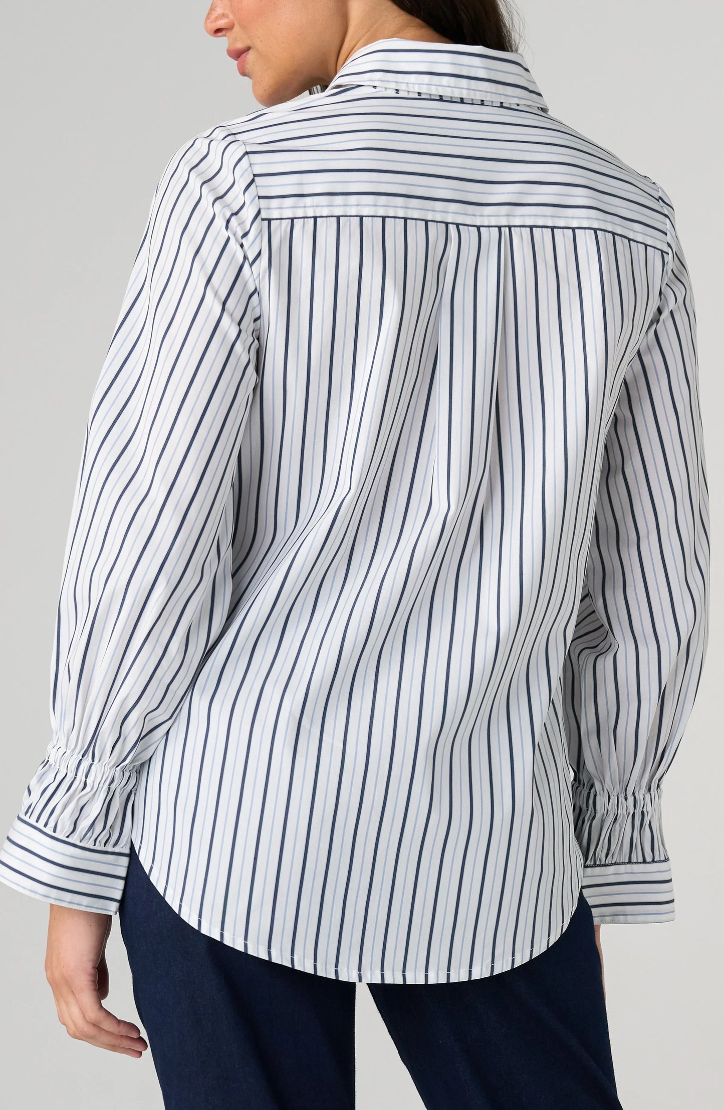 Adjustable Sleeve Woven Top