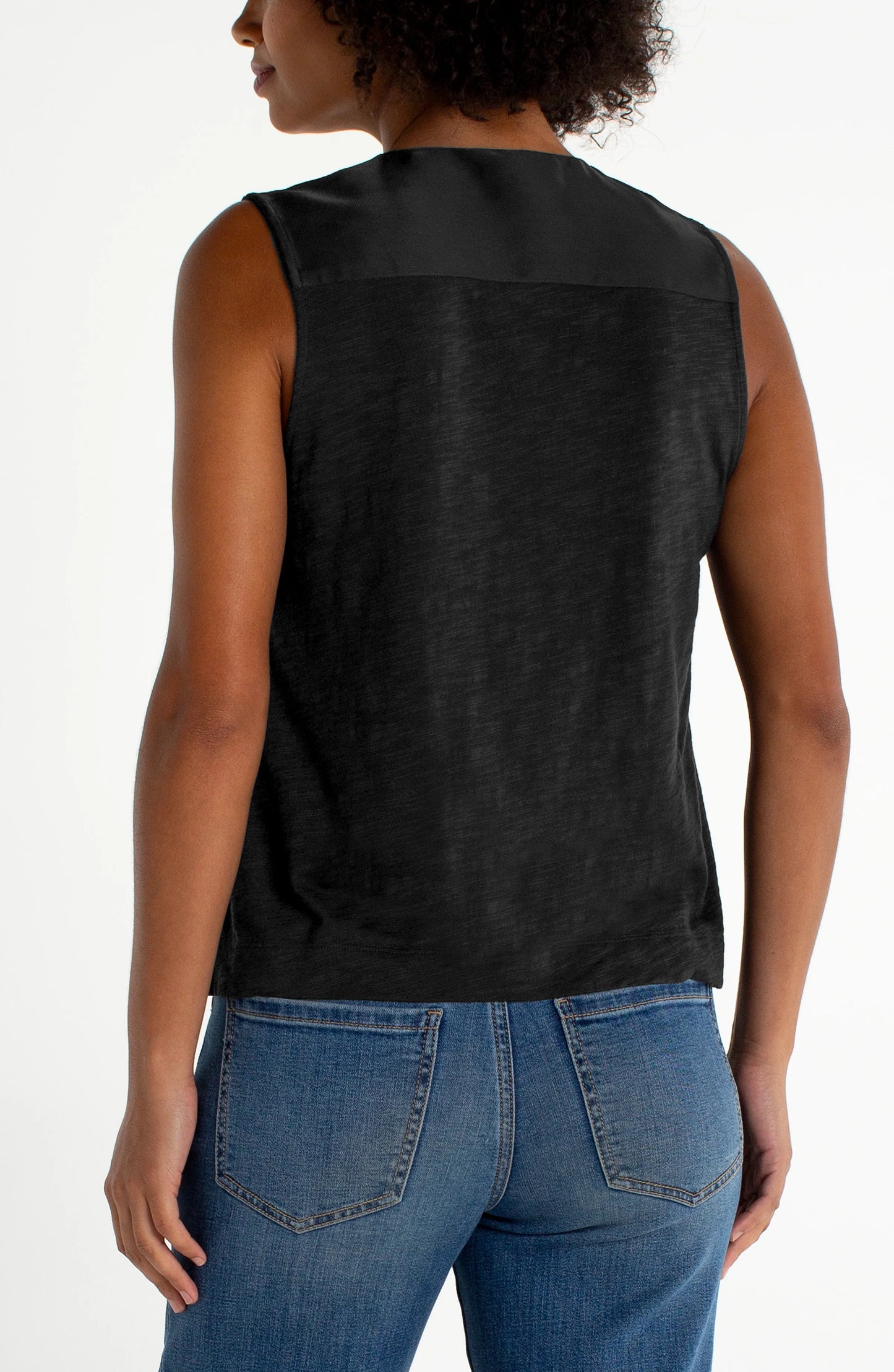 Sleeveless V-Neck Top