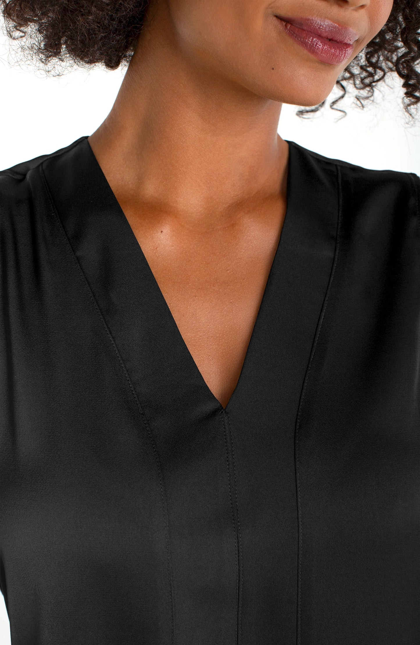 Sleeveless V-Neck Top