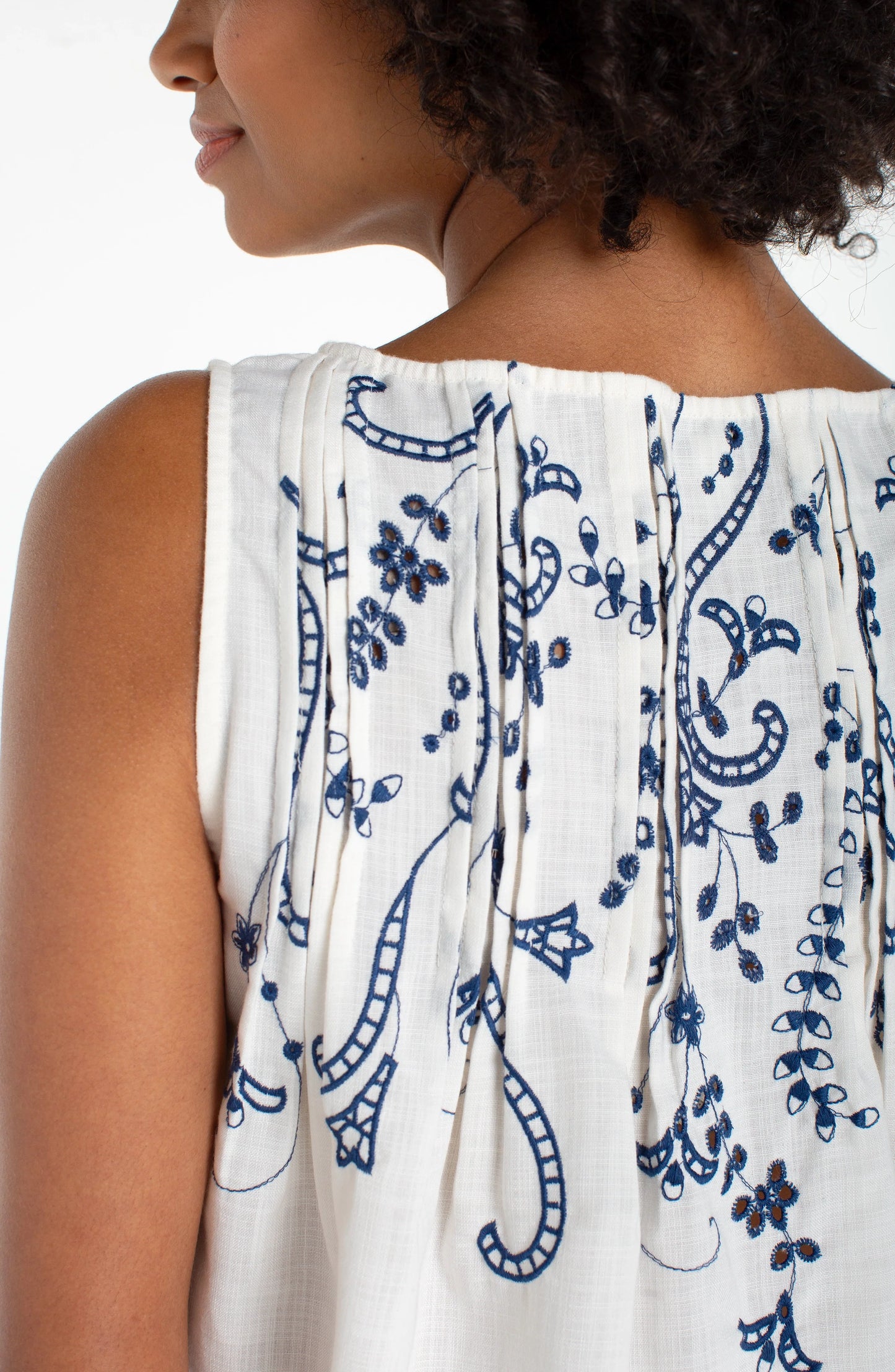 Sleeveless Woven Top