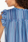 Chambray Tassel Woven Top