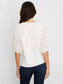 Linen Sleeve Cotton Tee