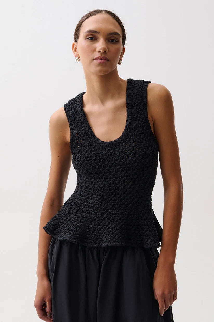 Anna Peplum Tank