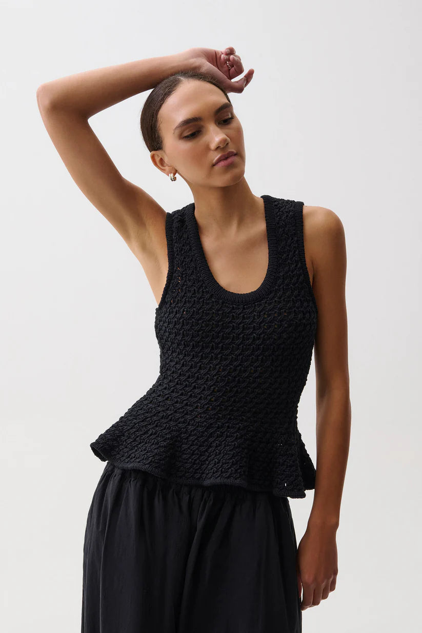 Anna Peplum Tank