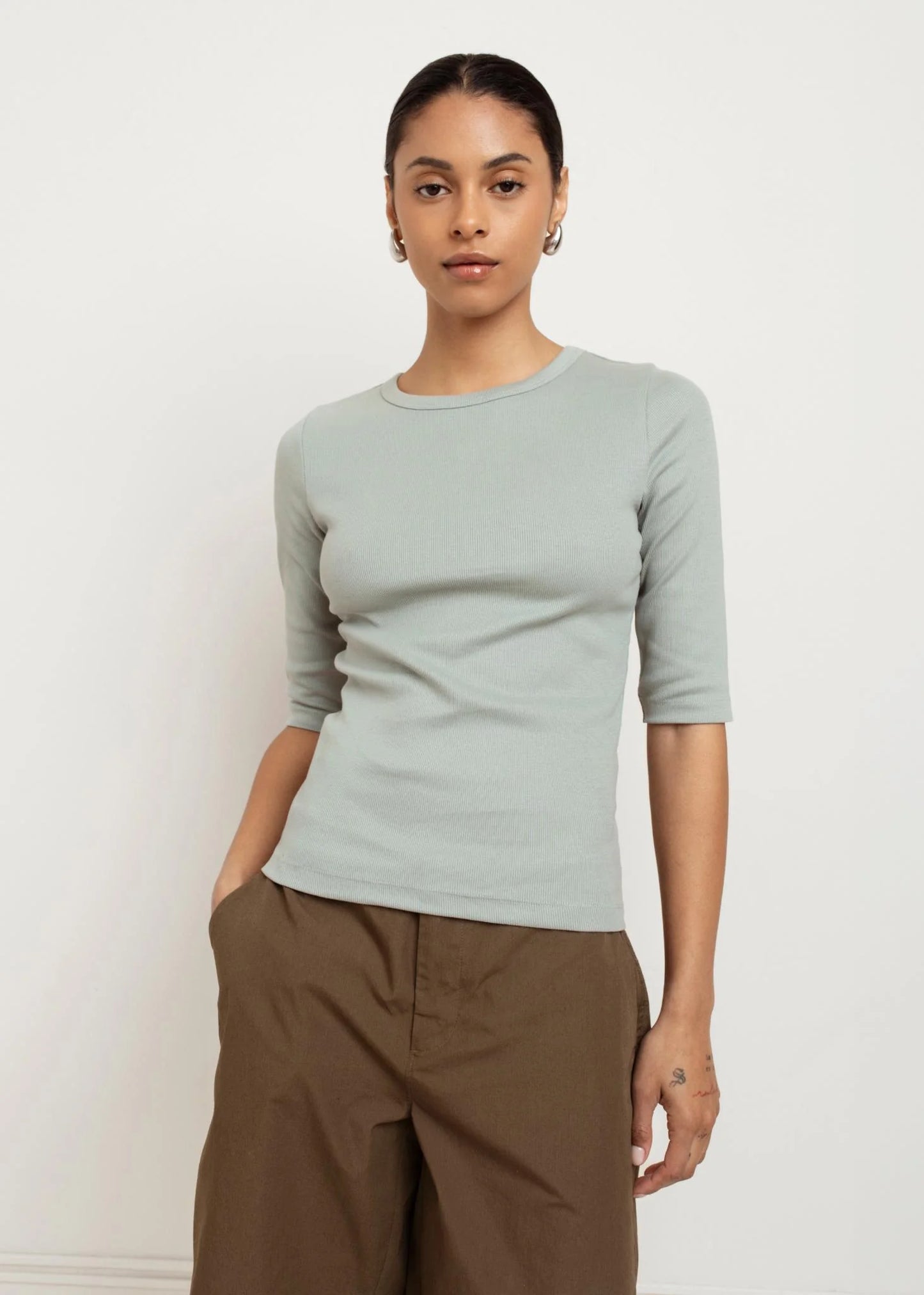 Akari Crew Neck - Iceberg