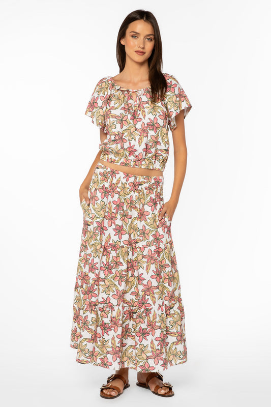 Roseanne Floral Skirt