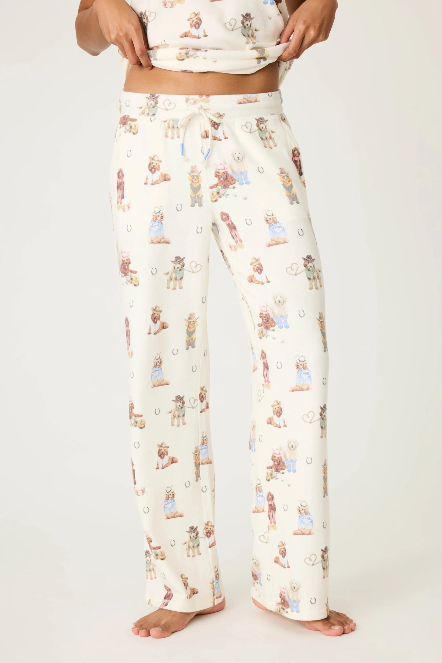 Dog Print Pant