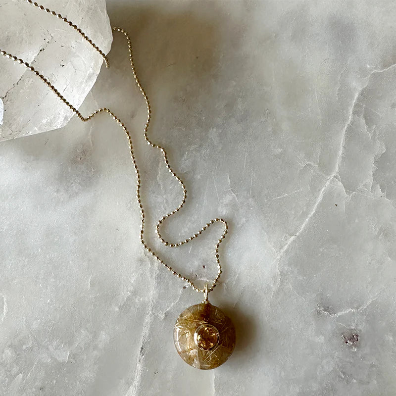 Zenna Rutilated Quartz Necklace
