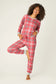 Plaid PJ Set