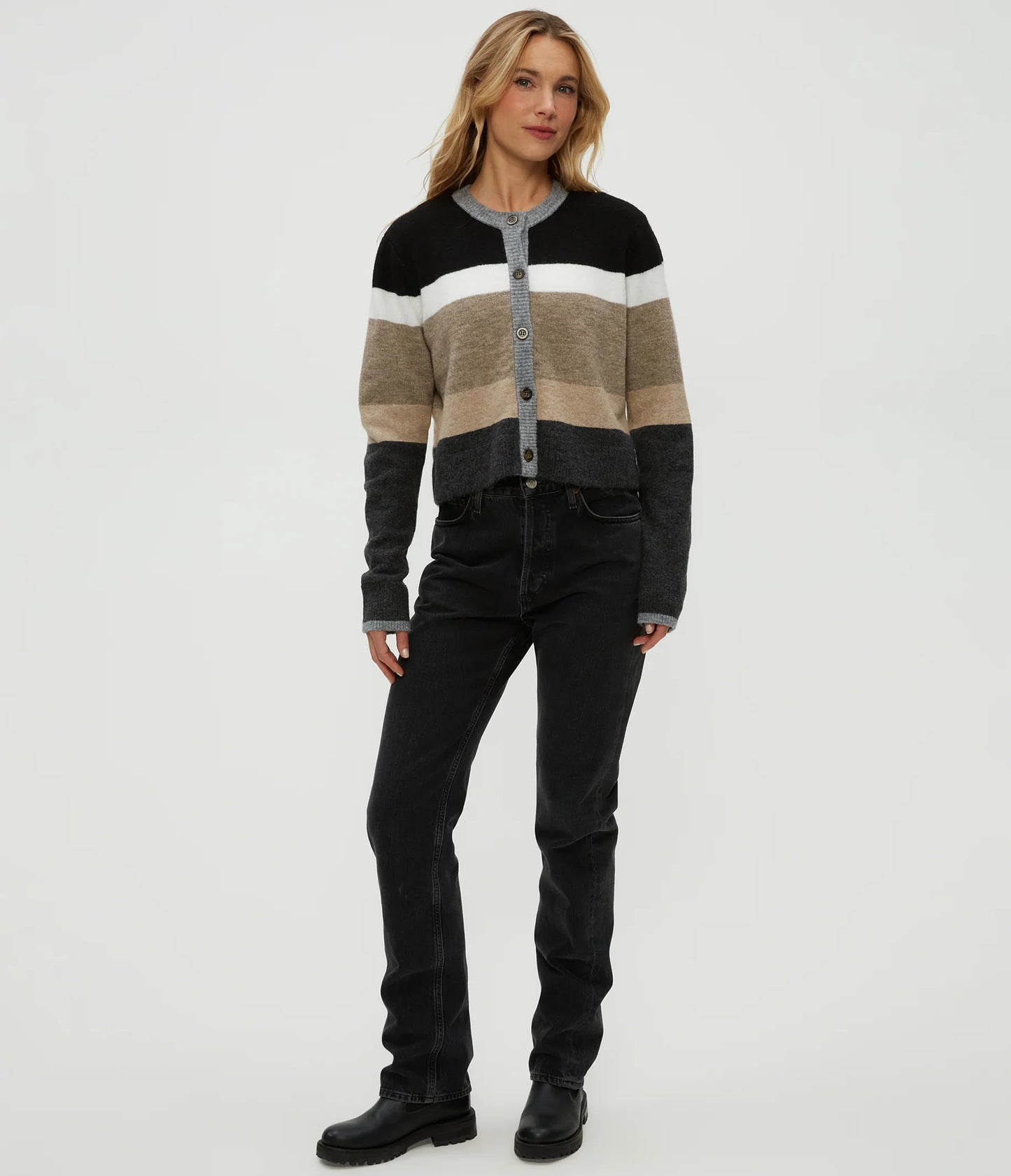Fiona Stripe Cardigan