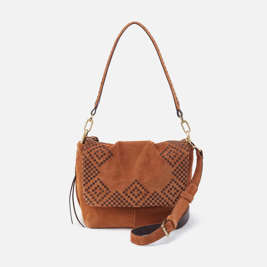 Harley Suede Convertible Shoulder Bag