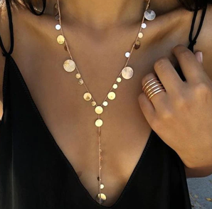 Y Dot Necklace