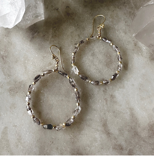 Herkimer Diamond Hoops