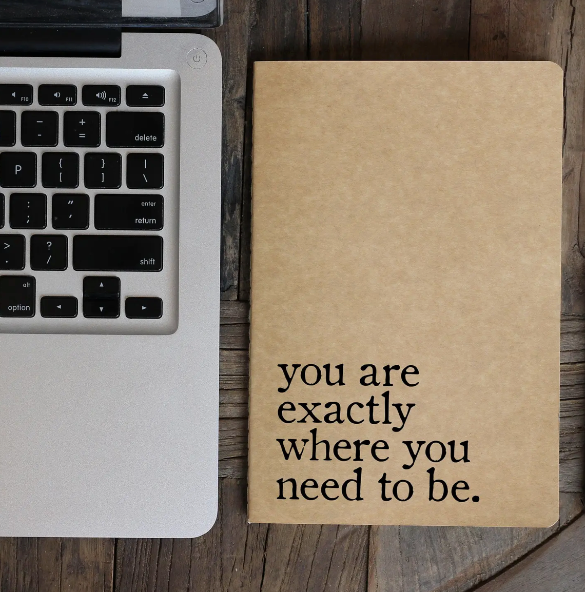 You Are Exactly Where You Need To Be Journal