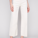 Wide-Leg Pant With Raw Edge