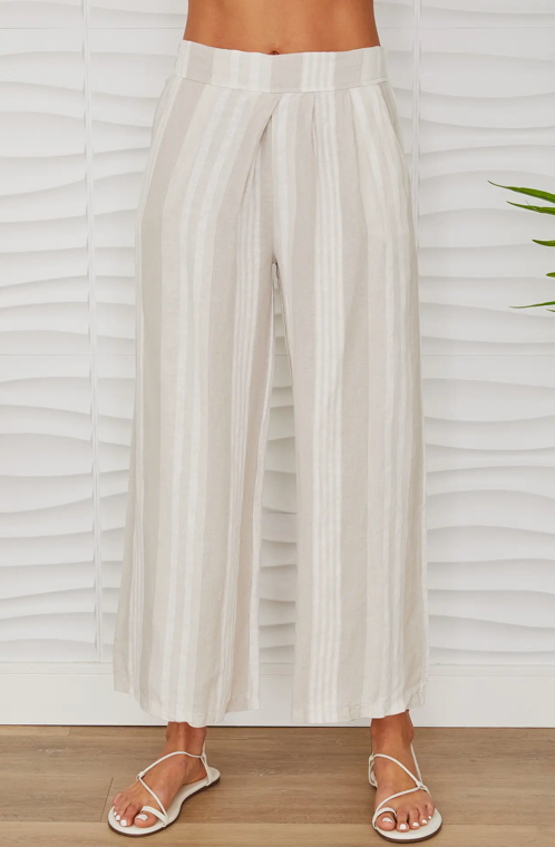 Striped Linen Pant