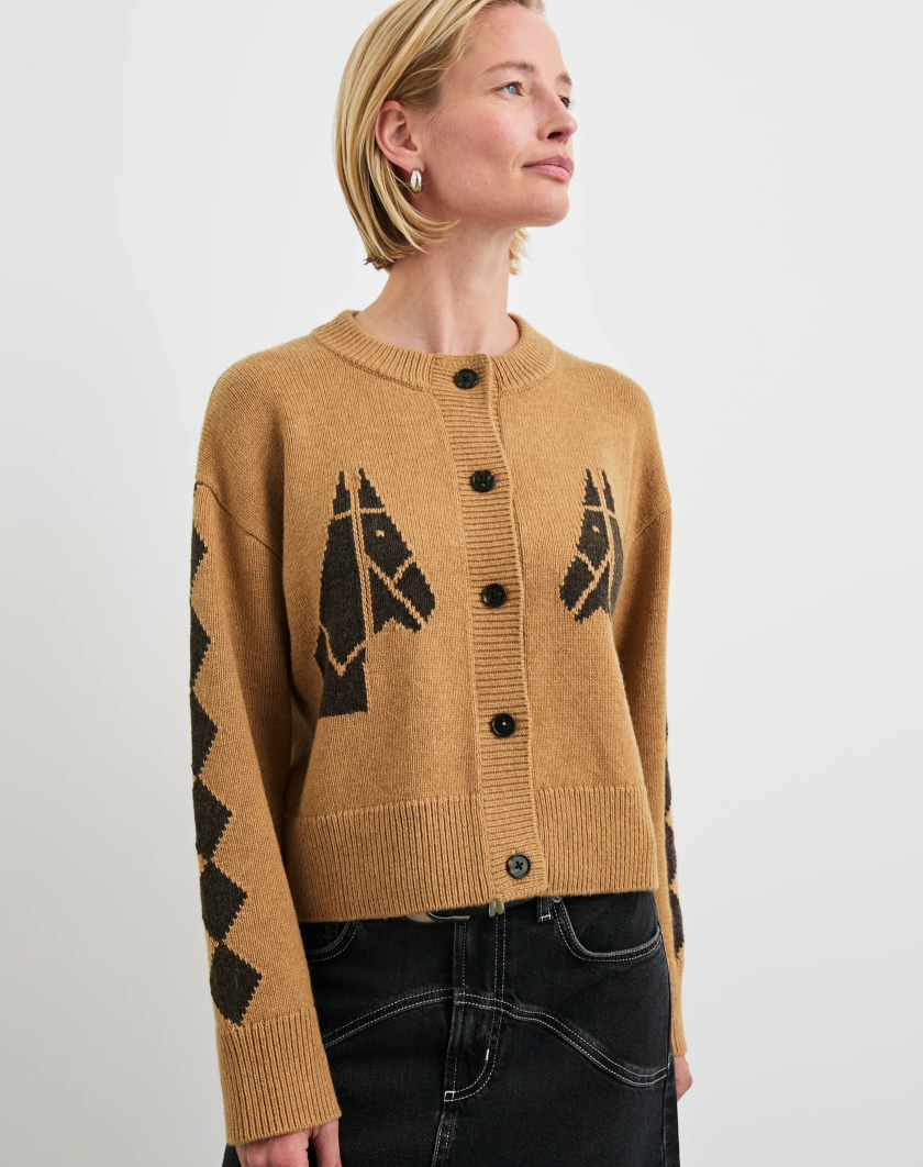 Mavie Cardigan- Camel Stables