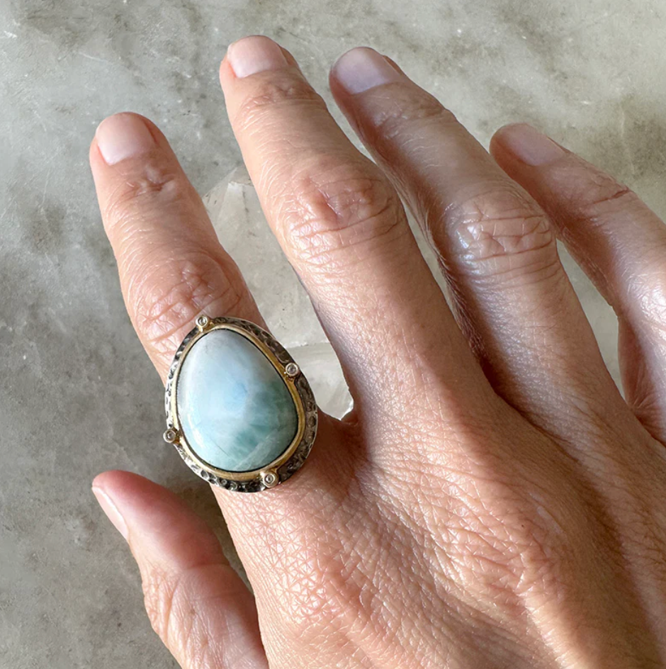 Yara Larimar Ring