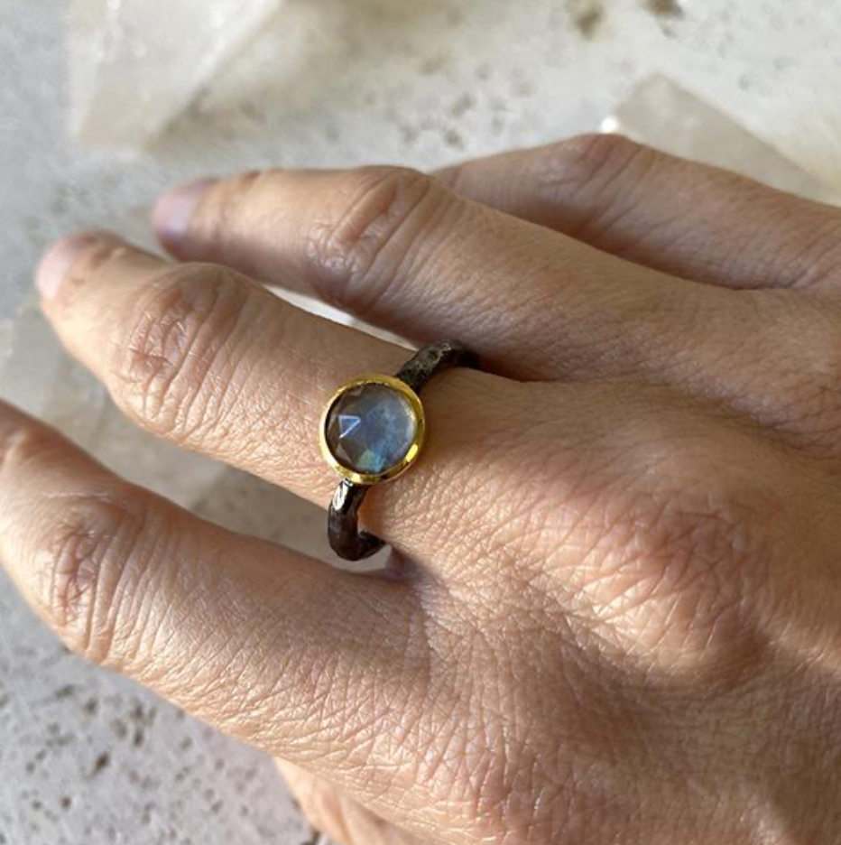 Labradorite Stacking Ring